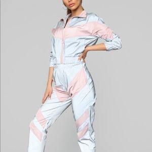 Fashion Nova tracksuit, size S. New